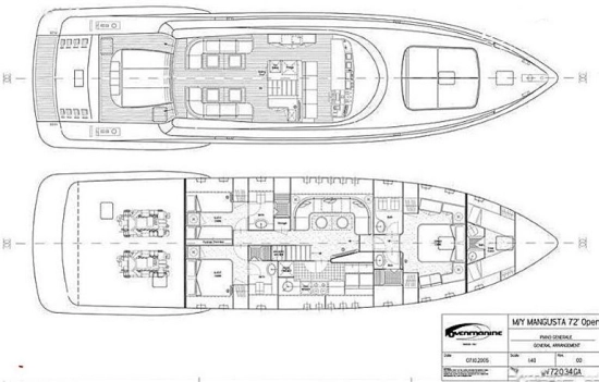 Overmarine MANGUSTA 72 usado à venda