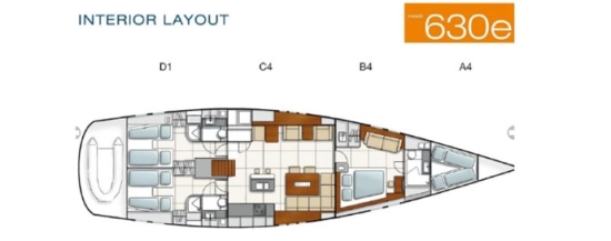 Hanse 630e usata in vendita