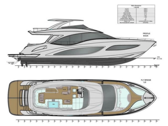 Fujian Yihong Yacht Corp. Aquitalia 28 Motoryacht nuevo en venta