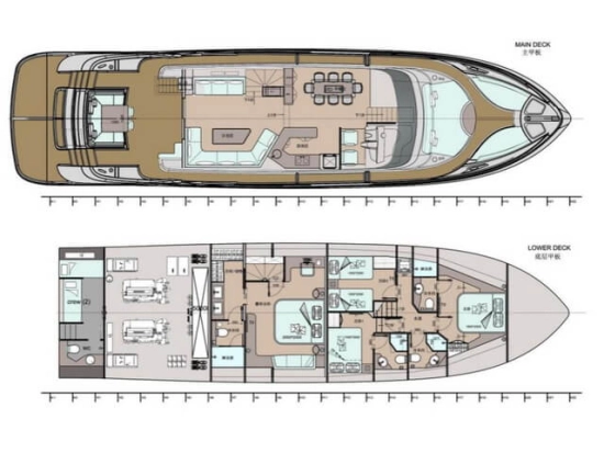 Fujian Yihong Yacht Corp. Aquitalia 28 Motoryacht nuevo en venta