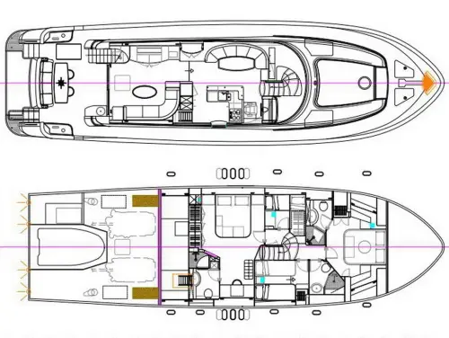 Elegance Yacht 68 Fly de segunda mano en venta