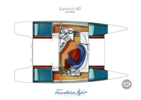 Fountaine Pajot LAVEZZI 40 de segunda mano en venta
