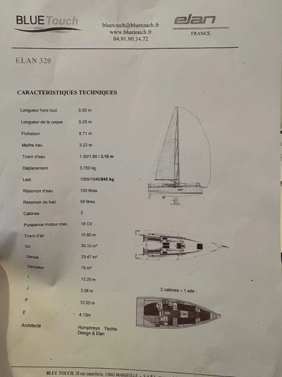 Elan Marine 320 de segunda mano en venta