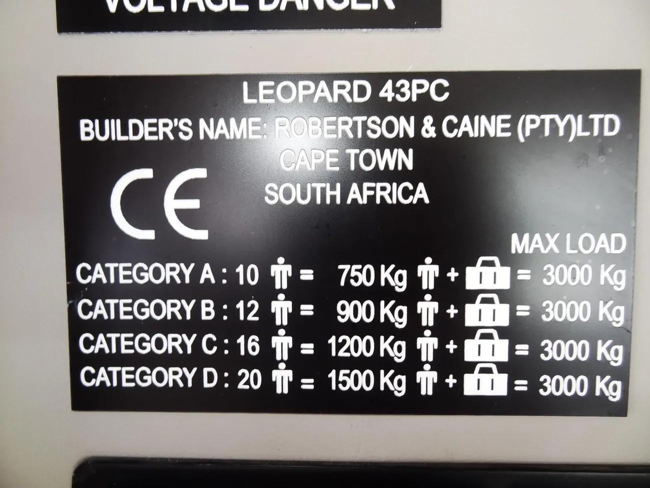 Leopard 43 Powercat usata in vendita