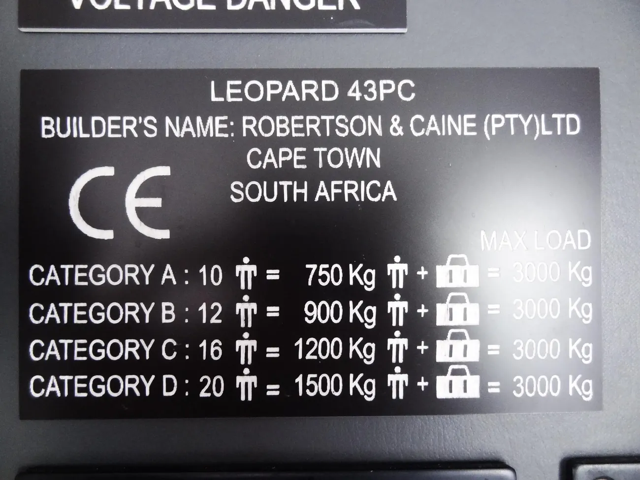 Leopard 43 Powercat usata in vendita