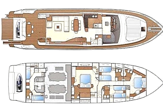 Ferretti 830 de segunda mano en venta
