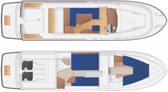 Targa 37 CFC Aft Door Black Line de segunda mano en venta
