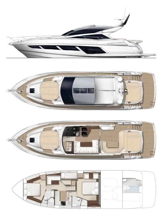 Sunseeker Predator 57 de segunda mano en venta