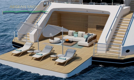 Aegean Yacht 66 m Aegean Trideck Superyacht for Sale de segunda mano en venta