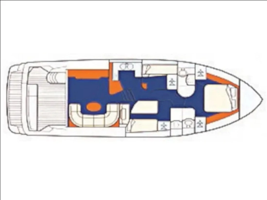 Princess 480 Fly de segunda mano en venta