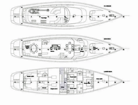 Custom Luxury 32 m Motor Sailer usata in vendita