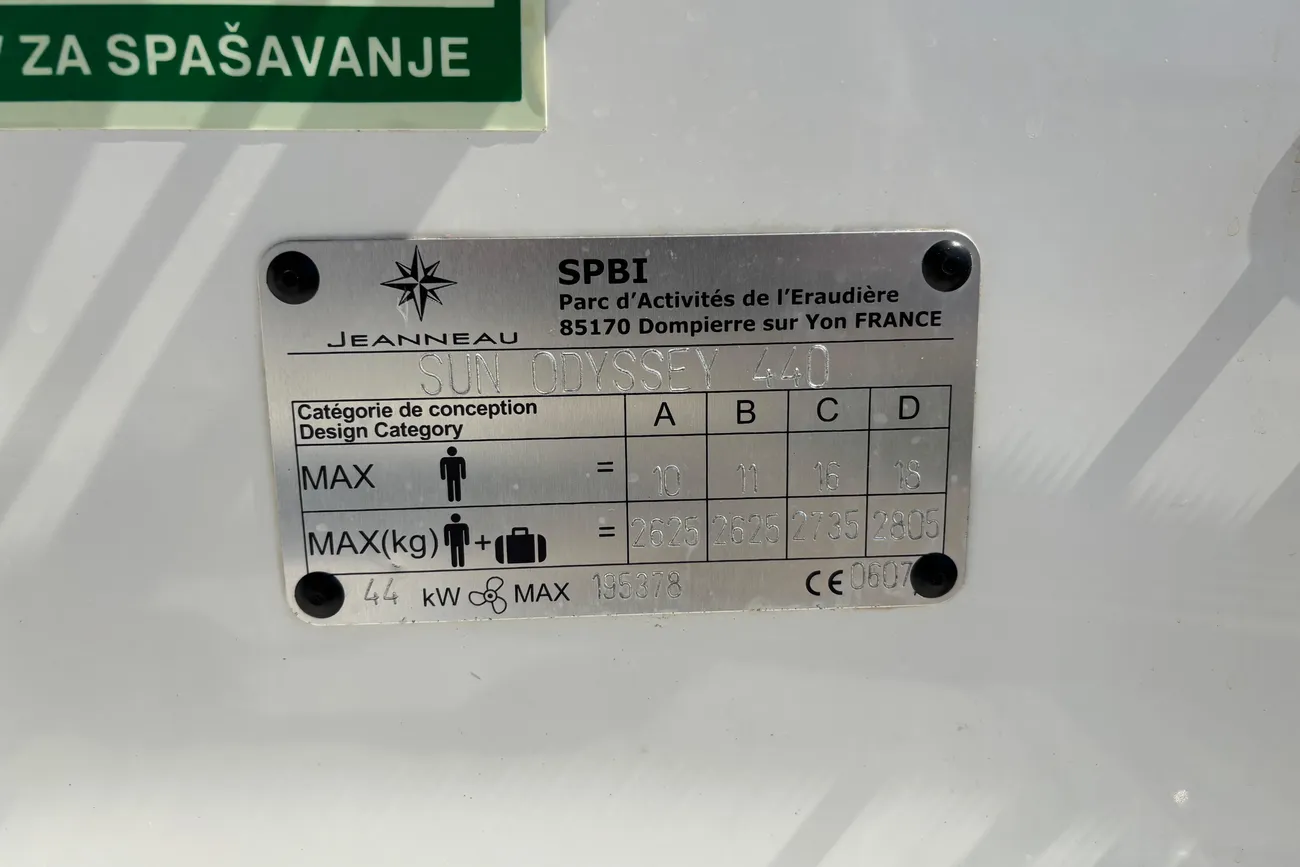 Jeanneau Sun Odyssey 440 usata in vendita