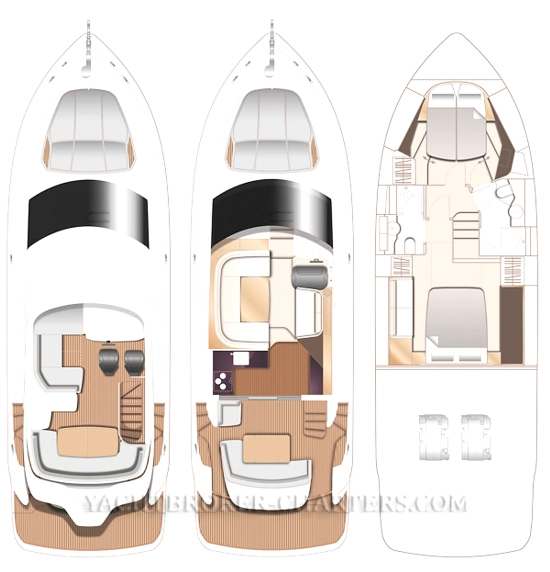Princess 45 Flybridge de segunda mano en venta