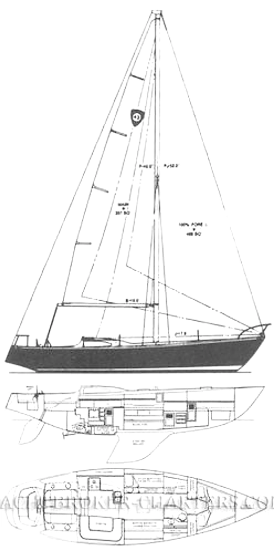 Columbia Yacht 43 usata in vendita