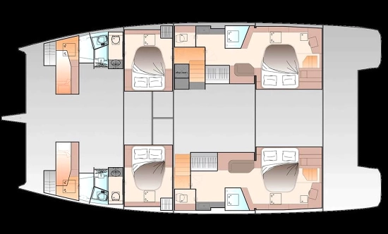 Fountaine Pajot 55 nuova in vendita