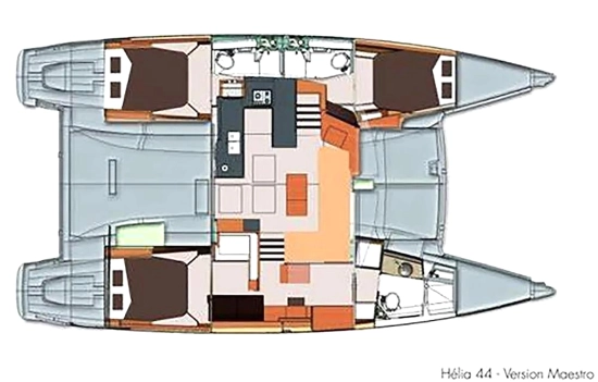 Fountaine Pajot Helia 44 usata in vendita
