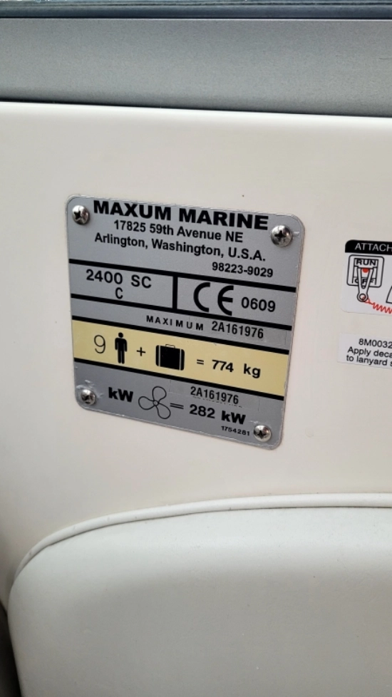 Maxum 2400 SC3 nuevo en venta