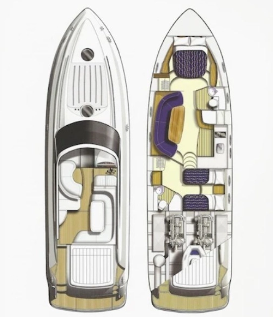 Princess V 46 usata in vendita