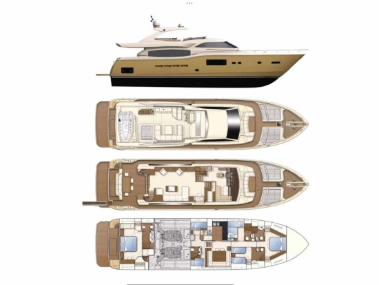 Ferretti ALTURA 840 de segunda mano en venta