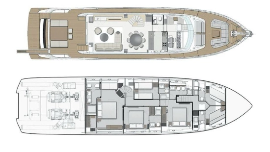 Ferretti 860 de segunda mano en venta