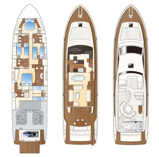 Ferretti 780 de segunda mano en venta
