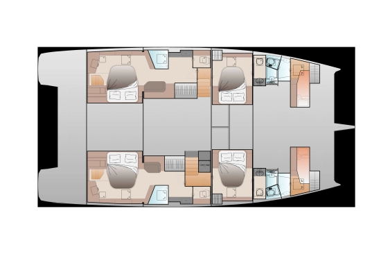 Fountaine Pajot 55 nuova in vendita