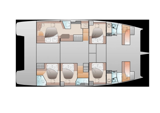 Fountaine Pajot 55 nuova in vendita