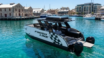 Finish Line wide body Escape Catamaran nuevo en venta