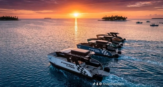 Finish Line wide body Escape Catamaran nuevo en venta