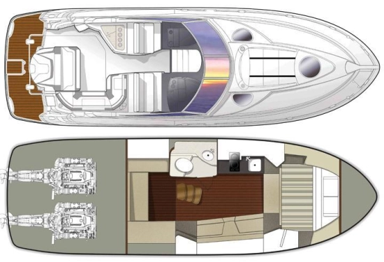 Monterey 335 Sport Yacht usata in vendita
